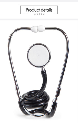 Image of Portable Dual Head Stethoscope For Doctor Nurse Medical Student Health Blood Light Weight Aluminum Chest Piece Blood Pressure
