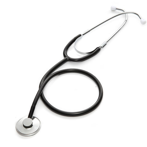 Image of Basic Medical Stethoscope Single Head Professional Cardiology Stethoscope Doctor Student Vet Nurse Medical Equipment Device