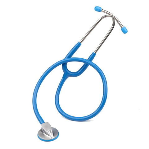 Image of All Black Medical Cardiology Doctor Stethoscope Professional Medical Heart Stethoscope Nurse Student Medical Equipment Device