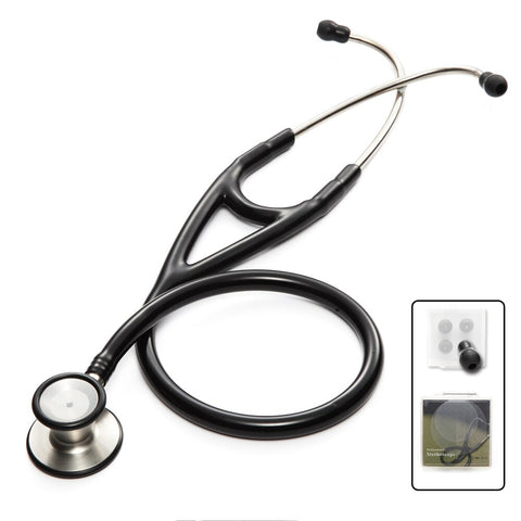 Image of Professional Heart Lung Cardiology Stethoscope Medical Dual Head Doctor Stethoscope Doctor Medical Medical Equipment Device