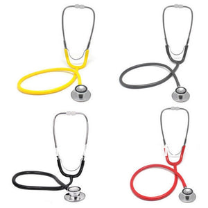 Professional Stethoscope Aid Single Headed Stethoscope Portable Medical  For Doctor Auscultation Device Equipment Tool DC88