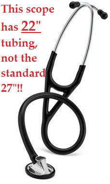 22″ length Black Littmann Master Cardiology Stethoscope