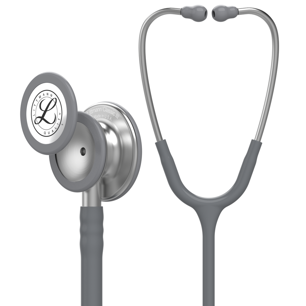 27" Length Gray Littmann Classic III Monitoring Stethoscope