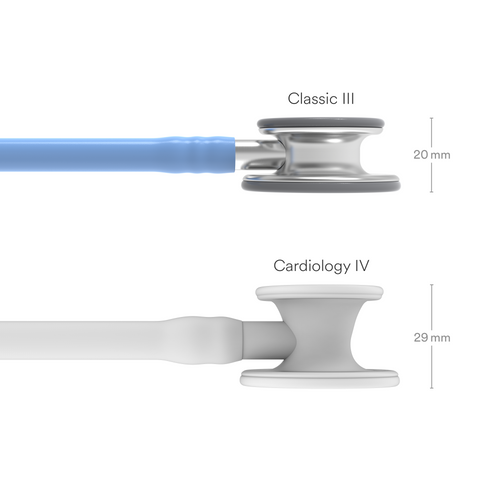 Image of 27" Length Ceil Blue Littmann Classic III Monitoring Stethoscope