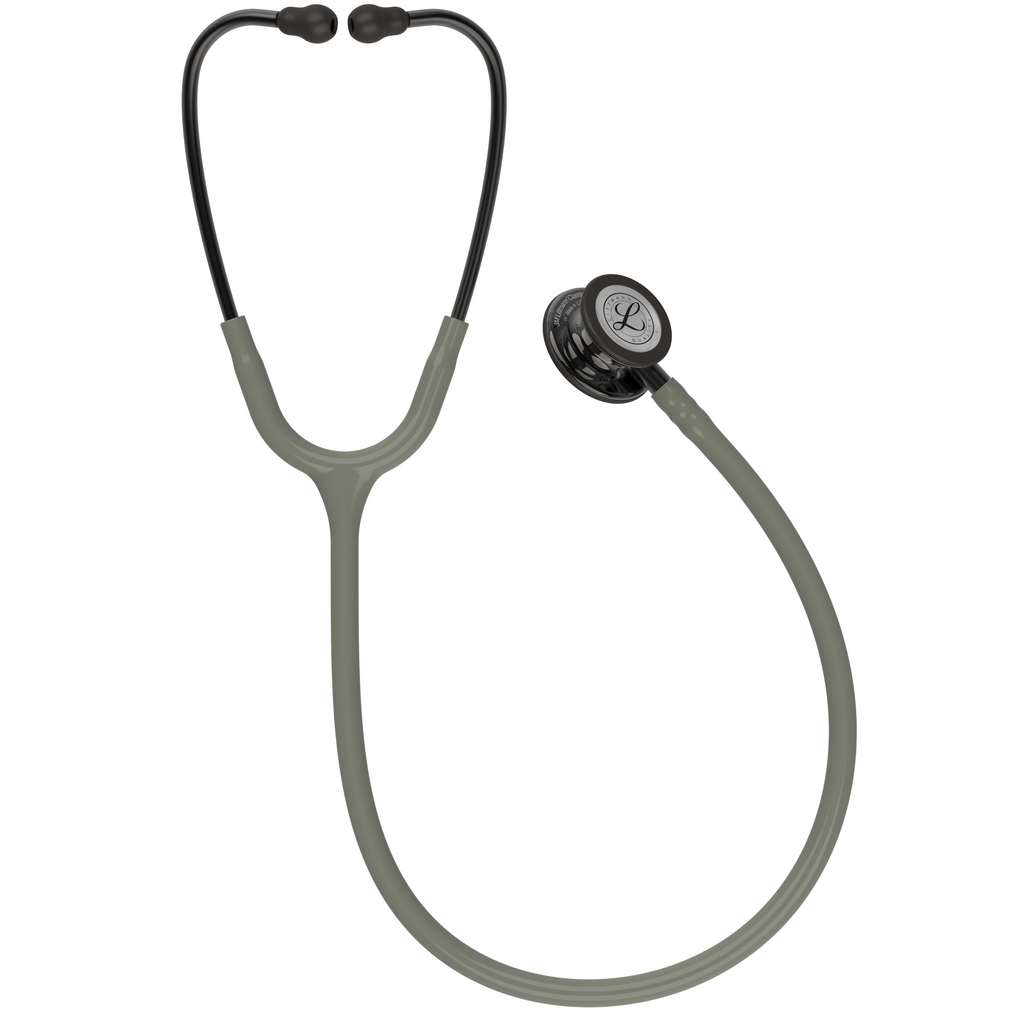27" Length Dark Olive Green & Smoke Littmann Classic III Monitoring Stethoscope