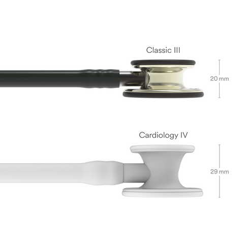 Image of 27" Length Black & Champagne Finish Littmann Classic III Monitoring Stethoscope