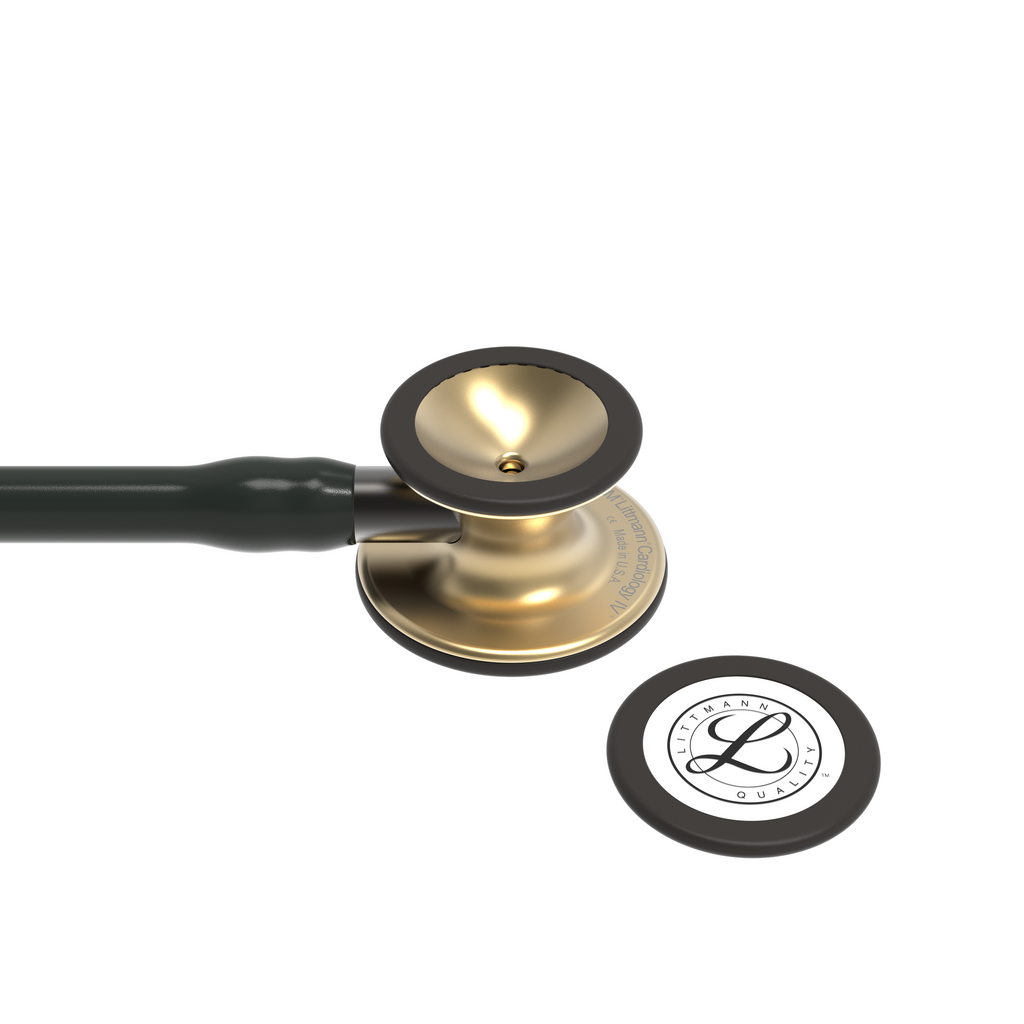 27" Length Black & Brass 3M™ Littmann® Cardiology IV™ Diagnostic Stethoscope