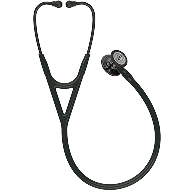 27'' Length Black Tube, High-Polish Smoke Chestpiece, Black Stem Littmann® Cardiology IV™ Diagnostic Stethoscope