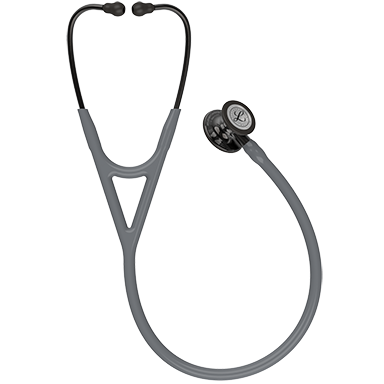 27'' Length Gray Tube, High-Polish Smoke Chestpiece, Smoke Stem Littmann® Cardiology IV™ Diagnostic Stethoscope
