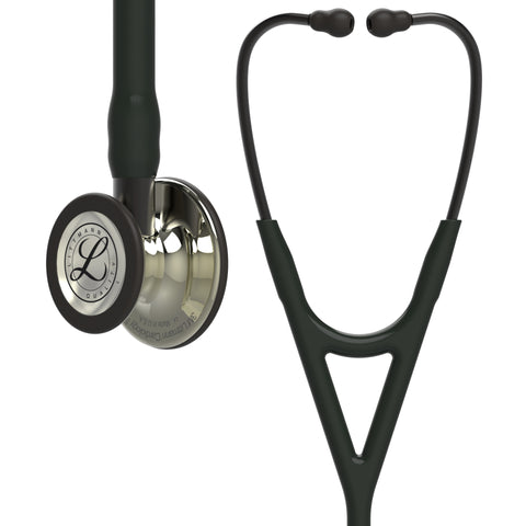 Image of Black & Champagne-Finish 3M™ Littmann® Cardiology IV™ Diagnostic Stethoscope (27" Length)