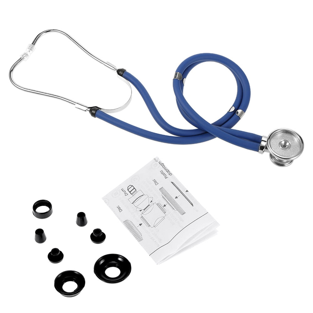 Medical Estetoscopio Stethoscope Dual Headed Double Tube Professional Multifunctional Stethoscope Portable Home Use Health Care