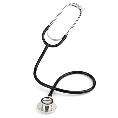 Image of Portable Dual Head Stethoscope Doctor Medical Stethoscope Professional Cardiology Medical Equipment Device Student Vet Nurse