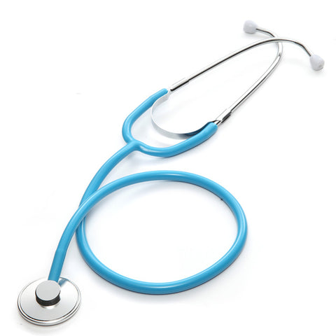 Image of Basic Medical Stethoscope Single Head Professional Cardiology Stethoscope Doctor Student Vet Nurse Medical Equipment Device