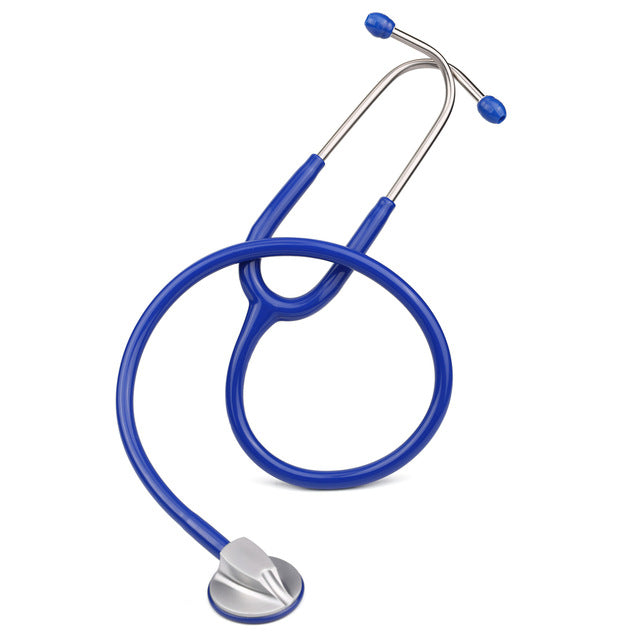 Single Sided Black Medical Doctor Stethoscope, Rubber, for Hospital