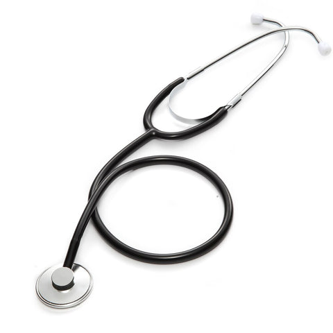 Image of Portable Single Head Stethoscope Professional Cardiology Stethoscope Doctor Medical Equipment Student Vet Nurse Medical Device