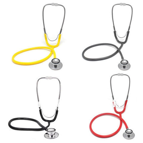 Image of Professional Stethoscope Aid Single Headed Stethoscope Portable Medical  For Doctor Auscultation Device Equipment Tool DC88