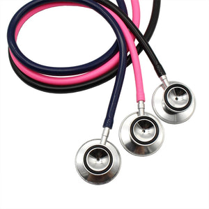 Portable Dual Head Stethoscope For Doctor Nurse Medical Student Health Blood Light Weight Aluminum Chest Piece Blood Pressure